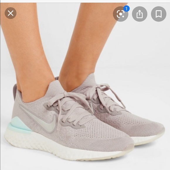 Epic React Flyknit 2 Moon Particle Teal 